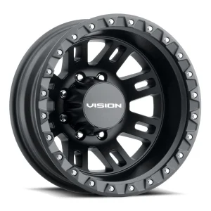 Vision Wheel HD – 408 MANX2 – Black – 16″x6″ – All weather Wheels – 408-6681SBR